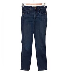 Madewell Stovepipe Mid-Rise Stretch Blue Jeans Style NG260